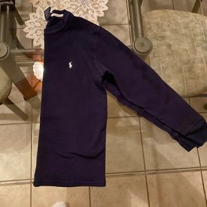 Men’s Polo Long Sleeve Waffle Shirt